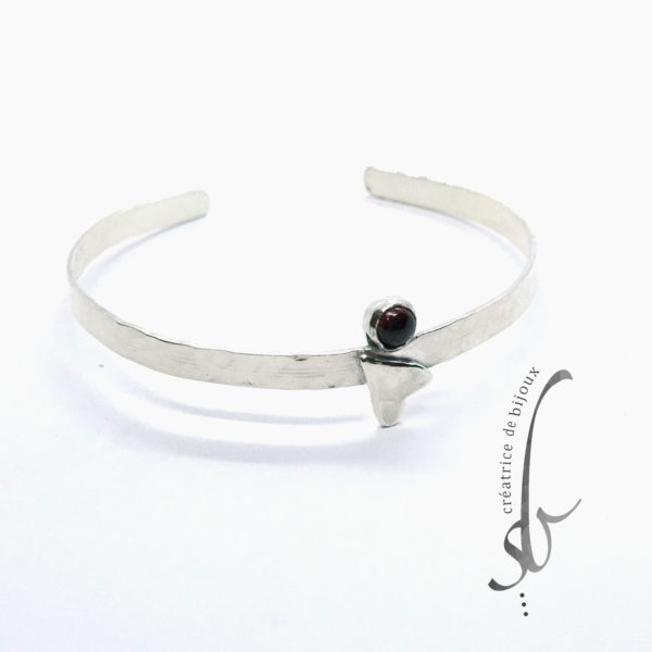 Bracelet coeur et son grenat – Image 4