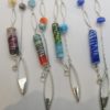 Sautoir argent et perles de verre de Murano "fish & ocean" - couché du soleil 1 – Image 2