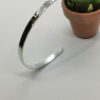 Bracelet manchette en argent martelé pour lui ou elle