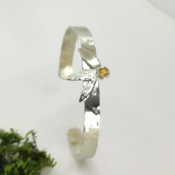 Bracelet argent et citrine collection "je t'aime" – Image 3