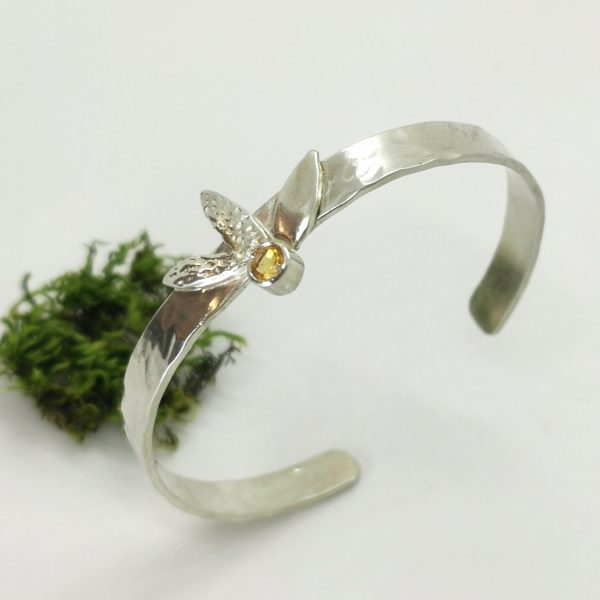 Bracelet argent et citrine collection "je t'aime" – Image 2